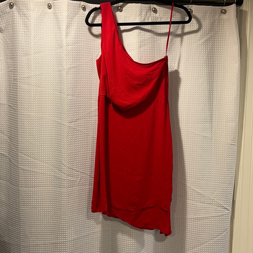 BCBC One Shoulder Dress